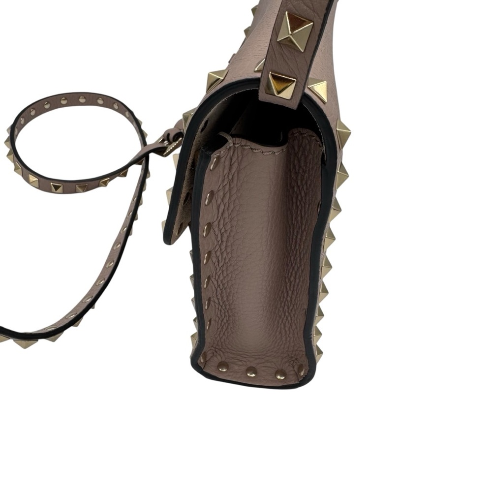 Valentino Garavani Small Rockstud Grainy Calfskin Crossbody Bag - Picture 9 of 16
